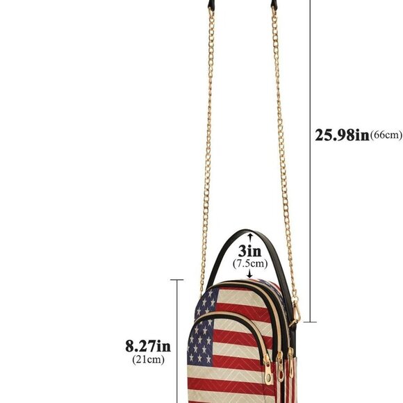 Mini Crossbody Bag Women Cell Phone Purse Shoulder Handbag Zipper - Picture 3 of 7